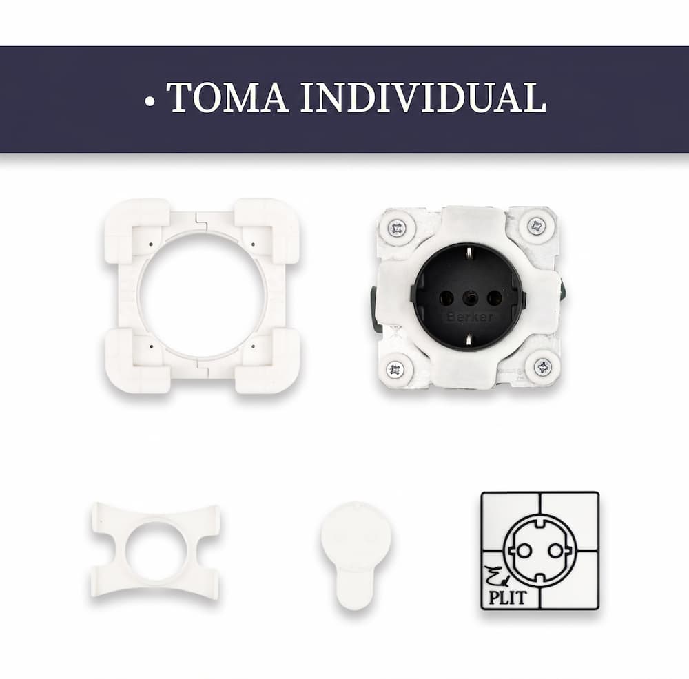 Marco Oculto Simple EDPLIT - Vista frontal